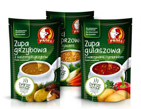 PROFI Company_new look for ready-made soups - redesign of packaging